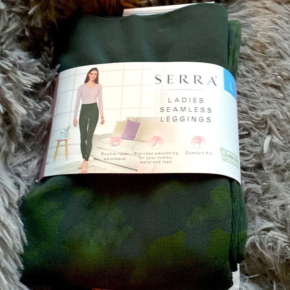 Serra CAMO army green comfort shaping leggings Spanx
